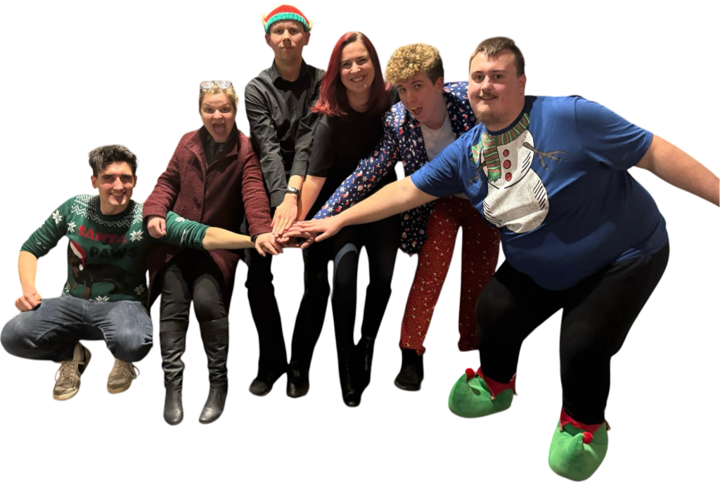 team-christmas-photo-hands-in